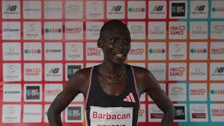 FBK Games 2024  Nicholas Kipkorir  5000m Men [upl. by Amedeo10]