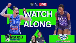 LIVE WatchAlong Imoco Conegliano vs Vero Volley Milano  Champions League Volley SuperFinals 2024 [upl. by Llenaj]