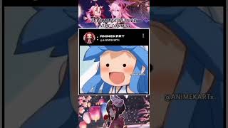 Cute squid girl anime animeedit animeshorts animemoments animememes cute [upl. by Hamford]