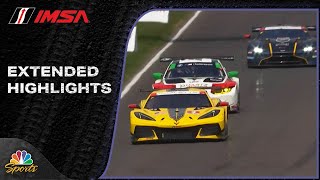 IMSA EXTENDED HIGHLIGHTS Battle On The Bricks at Indianapolis  91723  Motorsports on NBC [upl. by Alolomo]