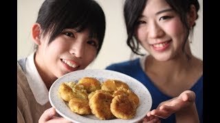 さつまいも芋餅の作り方 人気のおやつ簡単レシピ チーズ入りいももちのこし方と焼き方【MOGMOG STROLL】 [upl. by Virge]