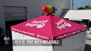 15x15 Tent With Inflatable [upl. by Neivad]