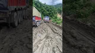 Mizoram to silchar road driver life 😱 follow share [upl. by Torrell]