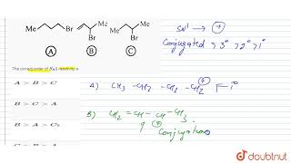 Consider the following bromides The correct order of SN1 reactivity is [upl. by Belanger]