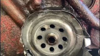 How to fix a Stuck oil filter that ripped off [upl. by Schreck]