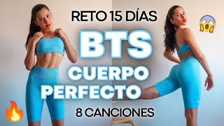 15 min RUTINA CON CANCIONES DE BTS · ARMY  muy EFECTIVO ejercicios para el cuerpo completo en casa [upl. by Assyl]