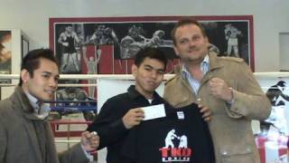 Dodie Boy Penalosa Jr signs with TKO Boxing Promotions [upl. by Egon]