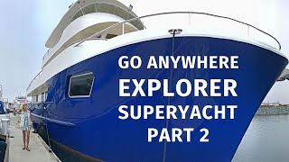 6900000 ALLSEAS 92 EXPEDITION Explorer SuperYacht Tour Liveaboard Yacht PART II [upl. by Nevaeh]