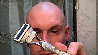 Gillette Skinguard Head Shave Review  Best Shave Yet [upl. by Desmund401]