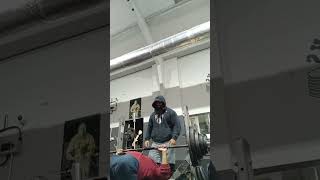 135 KG Bench Press Attempt powerbuilding [upl. by Luaped588]