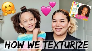 How We Use Just For Me Texturizer  Naturally Sade [upl. by Katheryn]