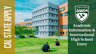 Cal State Apply  Academic Info amp International High School Entry  Academic History [upl. by Eizeerb]