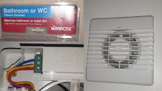 How to install a Manrose Extractor Fan 🛠⚡🚾 [upl. by Nollie670]