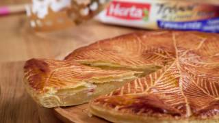 Recette de galette des rois à la frangipane HERTA® [upl. by Otrebor]