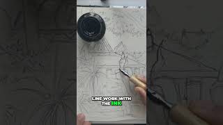 Master Sketchbooking Techniques for Travel Artists travel sketchbook sketch pencildrawing ink [upl. by Cirdet]