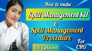 spill Management kit amp procedure। nqas kayakalp cho infectioncontrol [upl. by Brianne]