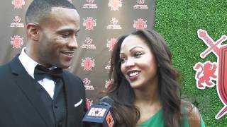 Meagan Good amp DeVon Franklin Discuss Wedding Details  HipHollywoodcom [upl. by Siravaj112]