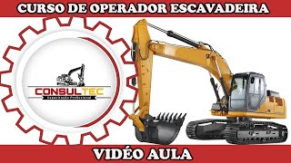 Curso de Operador de Escavadeira Hidráulica  Consultec Capacitação Profissional [upl. by Hwang]