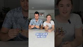 Puzzle Race Father vs Daughter 🧩  Ballinger Family shorts [upl. by Desmond885]