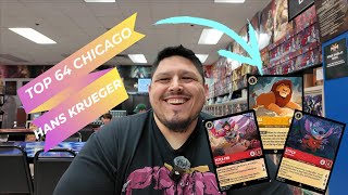 Disneys Lorcana Chicago Challenge  Top 64 Ruby Amber Mufasa Deck Profile  Hans Krueger [upl. by Eidaj]