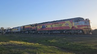 9775V SSR SG empty grain Melbourne to Ouyen 1735 14924 Ararat Junction VIC [upl. by Cone677]