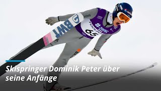 Skispringer Dominik Peter über seine Anfänge [upl. by Latsyek]