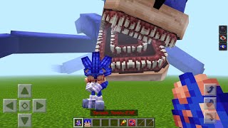 NEW Shin Sonic Tapes vs Sonic EXE ADDON UPDATE in MINECRAFT PE [upl. by Henrie]