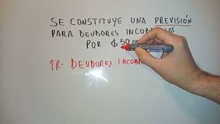 Constitución Previsión para Créditos Incobrables [upl. by Atinehc]