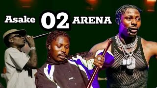 Asake perform with Wizkid and Ayo Maff at his 02 ARENA concert [upl. by Ecienal715]