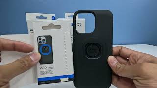 Unboxing QuadLock IPhone 14 Pro Max Case Car Kit Wireless Charging Head Phone Ring Stand Poncho [upl. by Chloette]