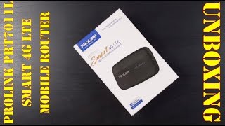 Prolink PRT7011L 4G LTE Mobile Router Unboxing Eng [upl. by Ettesoj]