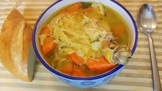 Sopa De Pollo Casera Al Estilo De Gloria [upl. by Beka]