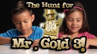 The Hunt for MR GOLD PART 3 EvanTubeHD LEGO Series 10 Minifigure Unboxing amp Review [upl. by Anikes]