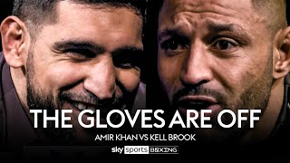 THE GLOVES ARE OFF  Amir Khan vs Kell Brook [upl. by Ahsla]