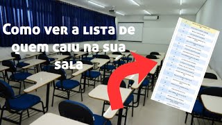 Como ver a lista de pessoas que caiu na sua salaPela internet2024 [upl. by Alsi210]