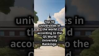 Top 10 Universities in the World 2024 Do you know the number one Best Global Universities Rankings [upl. by Aelanna]