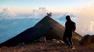 Solo Hiking Acatenango Volcano in Guatemala [upl. by Deva]