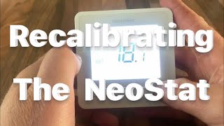 Heatmiser  Recalibrating the NeoStat v1 v2 or v3 [upl. by Erastes535]