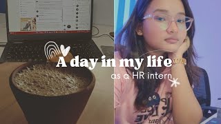 A day in my life as a HR intern  Work Day  Internship Vlog [upl. by Eddi981]