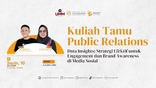 Data Insight Strategi Efektif untuk Engangement dan Brand Awareness di Media Sosial [upl. by Anivek]