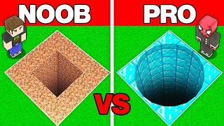 NOOB VS PRO ÇUKUR YAPI KAPIŞMASI  Minecraft [upl. by Elsey]