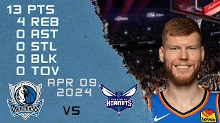 Davis Bertans player Full Highlights vs MAVERICKS NBA Regular season game 09042024 [upl. by Lynnett]