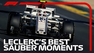 Charles Leclercs Best Bits at Sauber [upl. by Eetsim83]