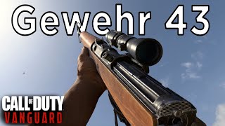 Gewehr 43 G43 Call of Duty Vanguard Gameplay PS5 [upl. by Anattar]