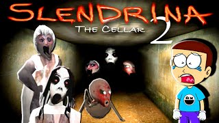 Slendrina The Cellar 2  New update  Shiva and Kanzo Gameplay [upl. by Eelame]