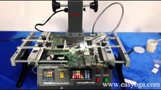 ACHI IR6500 Desoldering BGA Chip1 [upl. by Aniras105]