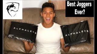 ALPHALETE STRIPE JOGGER REVIEW [upl. by Enyedy]