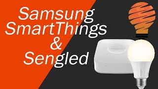 Samsung SmartThings and Sengled Light Bulb  No Sengled Hub [upl. by Ansev528]