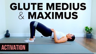 10Min Gluteus Medius and Maximus Activation Workout [upl. by Beaner]