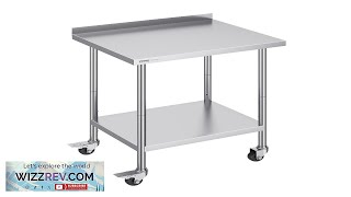 VEVOR 24 x 30 x 40 Inch Stainless Steel Work Table Commercial Review [upl. by Staffard549]